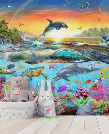 Colourful Sea Creatures Wallpaper