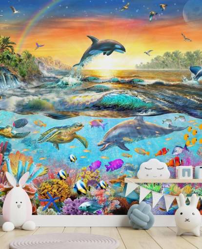 Colourful Sea Creatures Wallpaper