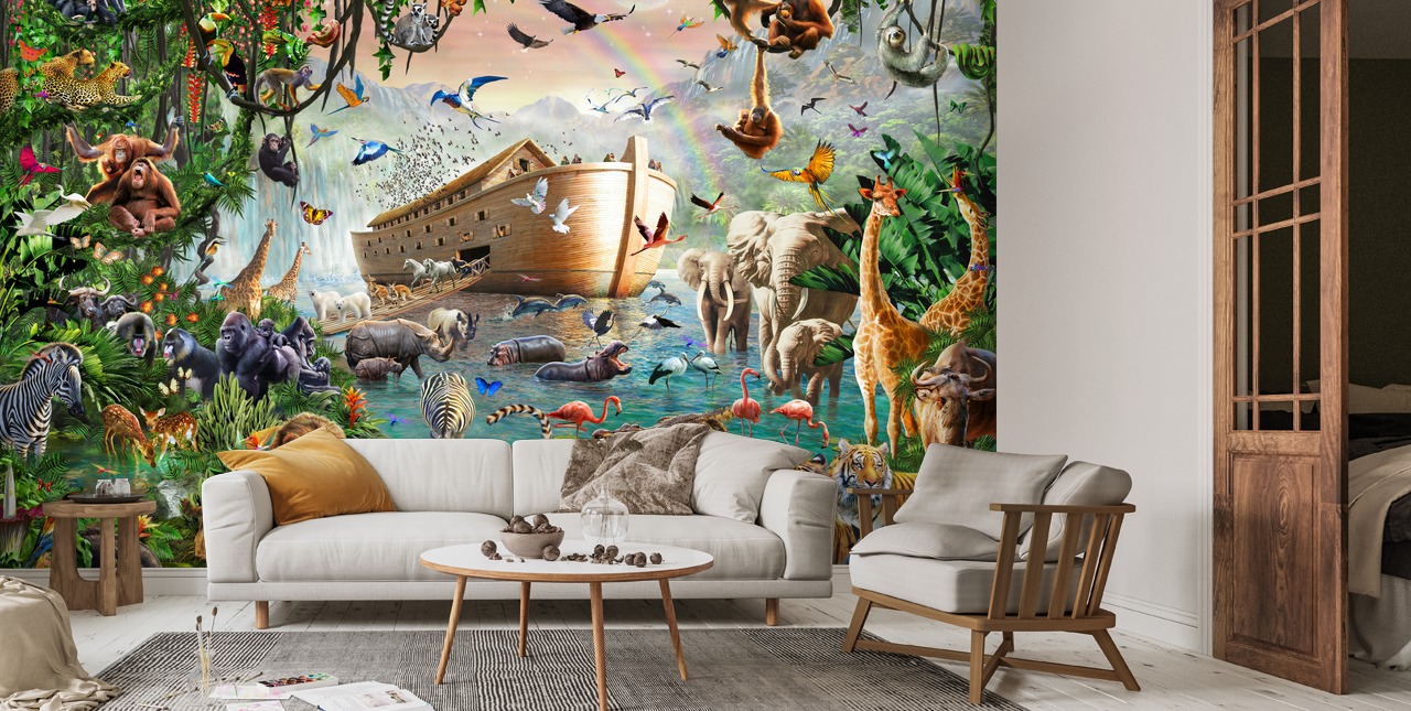 Noah's Ark Jumbo Wallpaper Mural Wallsauce AU