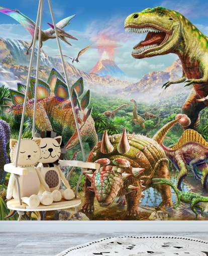 Dinosaurs Group Bakgrunnsbilde