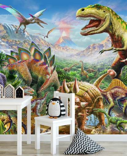 Dinosaurs Group Bakgrunnsbilde Dinosaurs Group Bakgrunnsbilde