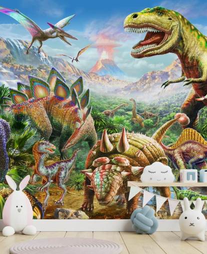Dinosaurs Group Bakgrunnsbilde Dinosaurs Group Bakgrunnsbilde