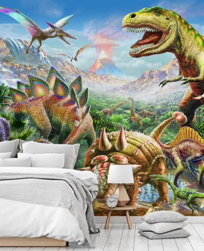 Dinosaurs Group muurschildering