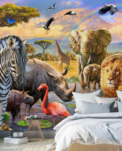 fond d'écran animaux africains par lagon