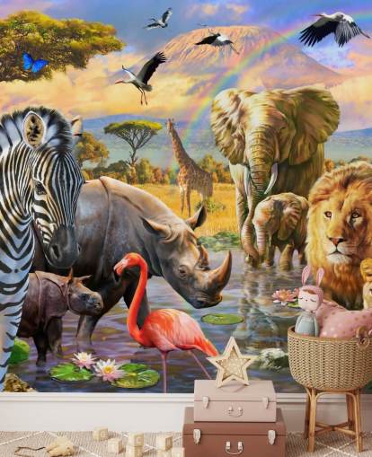 fond d'écran animaux africains par lagon