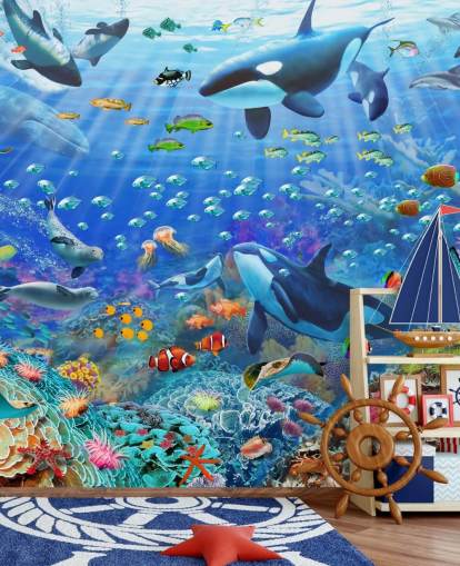 Drawn Sea Life Wallpaper Drawn Sea Life Wallpaper