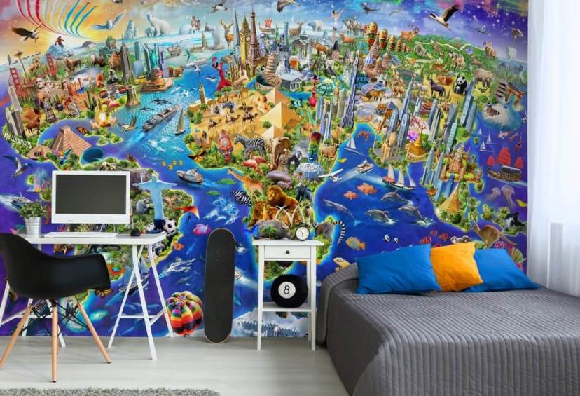 Childrens Wallpaper and Wall Murals | Wallsauce US
