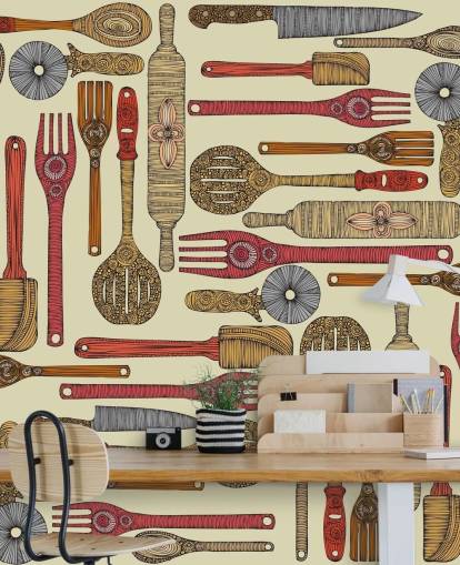 keukengereedschap behang keukengereedschap behang