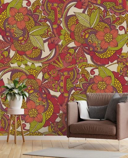 Paige Flower Wallpaper