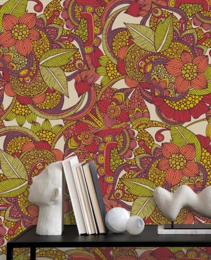 Violetti ja vaaleanpunainen kukka taustakuva