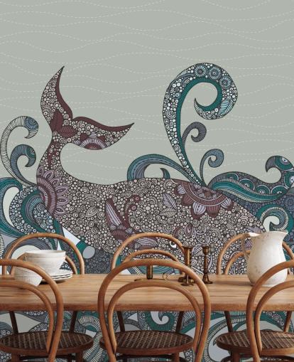 Papel pintado de ballenas
