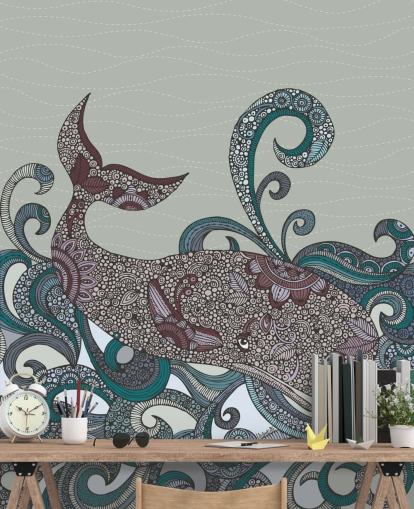 Papel pintado de ballenas