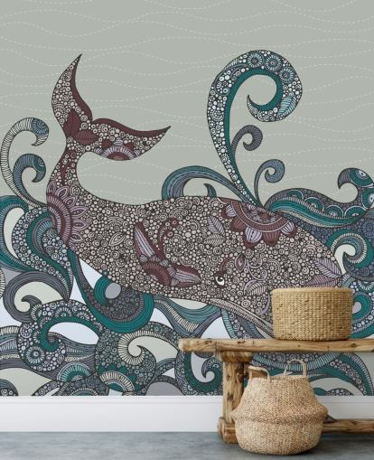 Papel pintado de ballenas