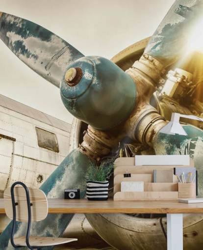 Old Plane Propeller Baggrund