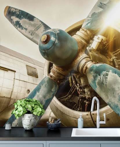 Old Plane Propeller Wallpaper