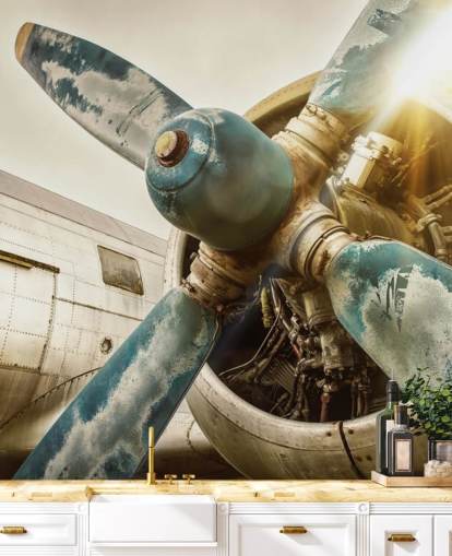Old Plane Propeller Wallpaper