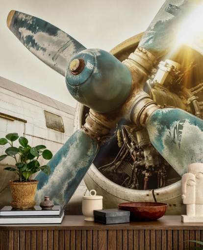 Carta da parati Old Plane Propeller