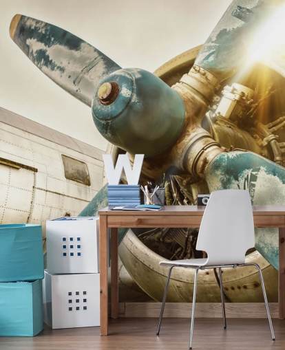 Carta da parati Old Plane Propeller