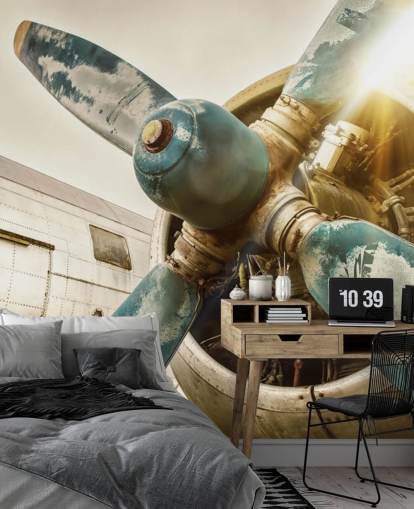 Gammel Plane Propell Bakgrunn