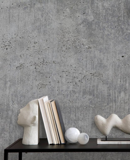 papier peint mural en béton personnalisé gris appelé Coured Concrete pour les maisons et les bureaux papier peint mural en béton personnalisé gris appelé Coured Concrete pour les maisons et les bureaux