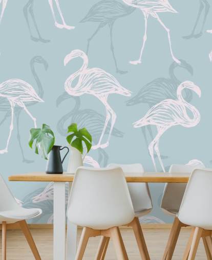 Blue Flamingo Wallpaper Blue Flamingo Wallpaper