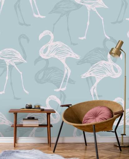 Blue Flamingo Wallpaper Blue Flamingo Wallpaper