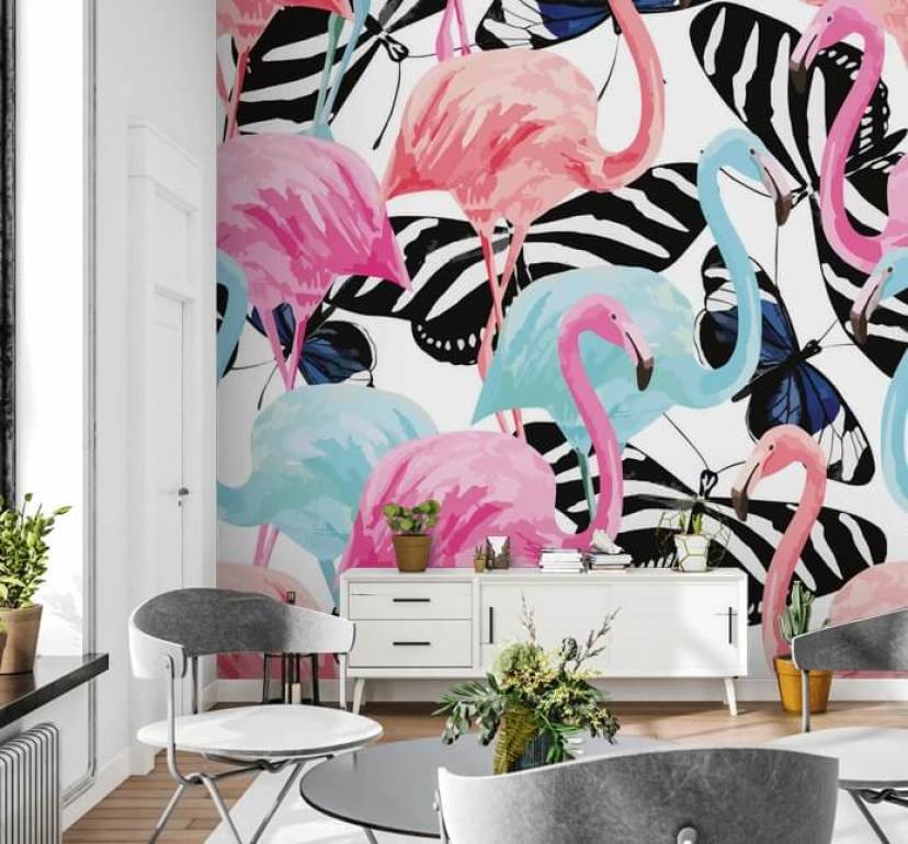 Flamingo Wallpaper & Wall Murals Wallsauce US