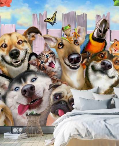 Cute Pets Selfie Wallpaper Cute Pets Selfie Wallpaper