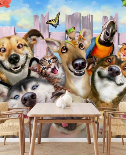 Fondo de pantalla para selfies de mascotas lindas