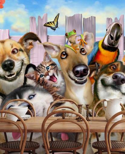 Fondo de pantalla para selfies de mascotas lindas