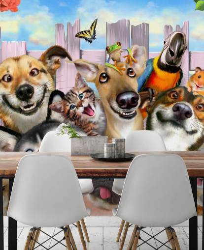 Papier peint Cute Pets Selfie
