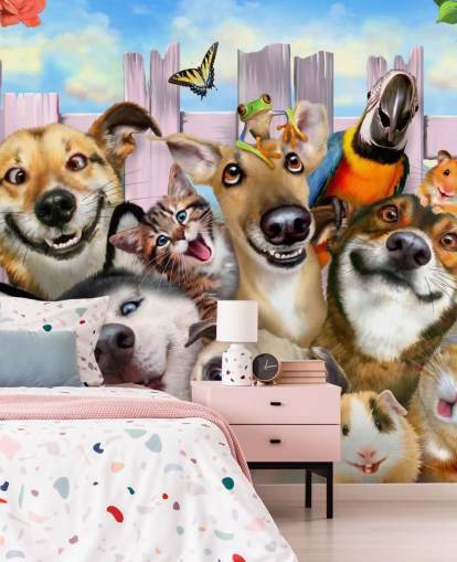 Papier peint Cute Pets Selfie