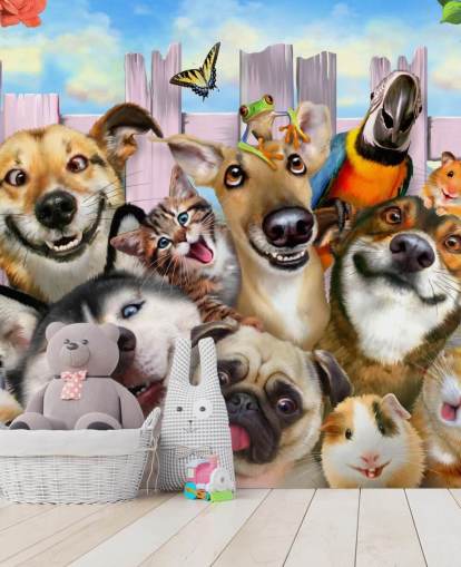 Cute Pets Selfie Wallpaper Cute Pets Selfie Wallpaper