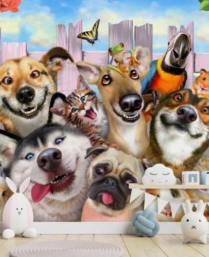 Papier peint Cute Pets Selfie