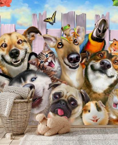Papier peint Cute Pets Selfie