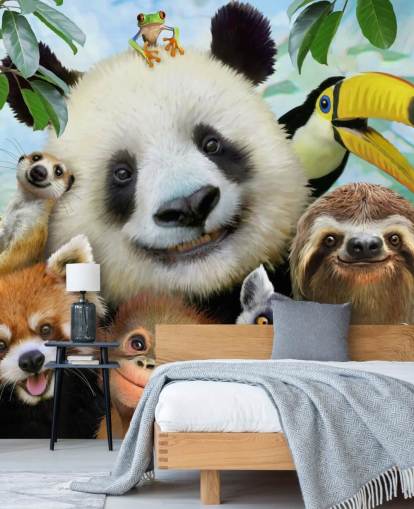 Zoo Animal Selfie Wallpaper