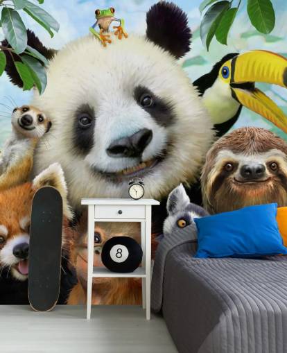 Fondo de pantalla Zoo Animal Selfie Fondo de pantalla Zoo Animal Selfie