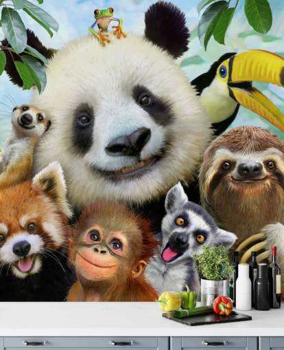 Fondo de pantalla Zoo Animal Selfie