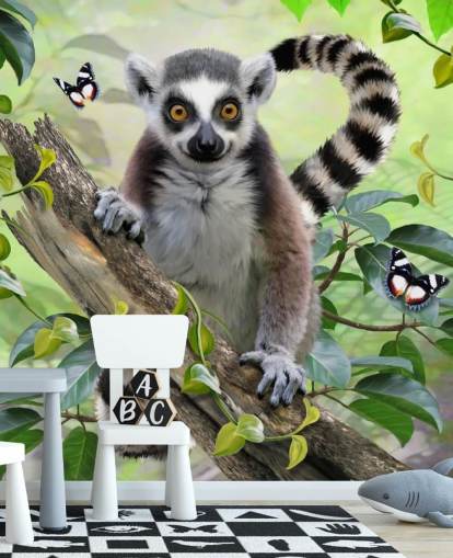 Cute Lemur Selfie Wallpaper