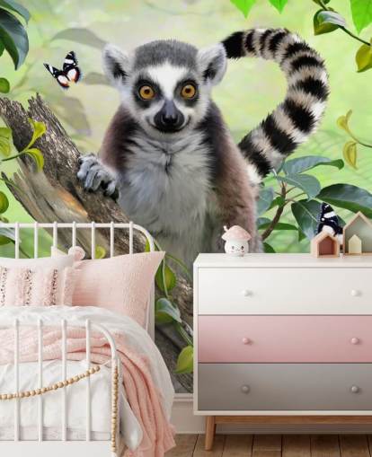 Cute Lemur Selfie Wallpaper