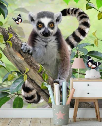 Süße Lemur Selfie Tapete