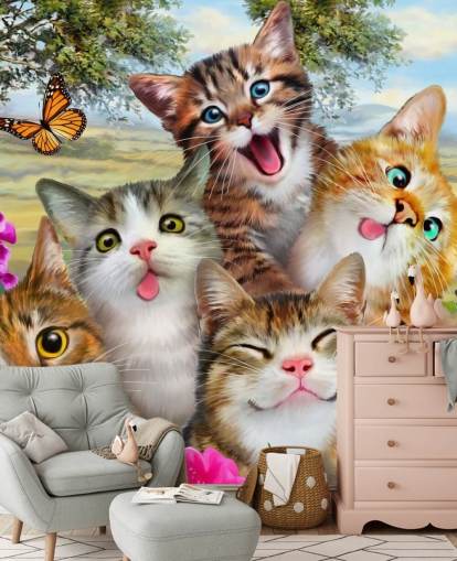 Cute and Funny Cat Selfie Wallpaper Cute and Funny Cat Selfie Wallpaper