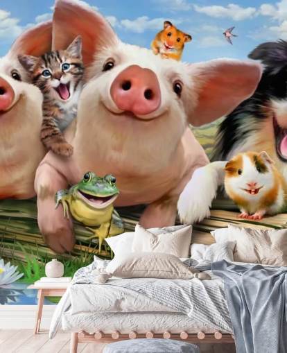 Farm Animals Selfie Wallpaper Farm Animals Selfie Wallpaper