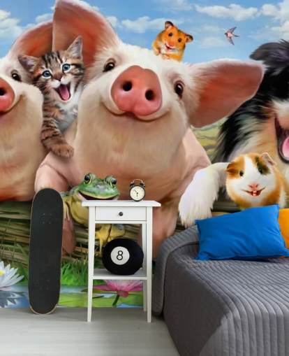 Papel de Parede Selfie de Animais Papel de Parede Selfie de Animais