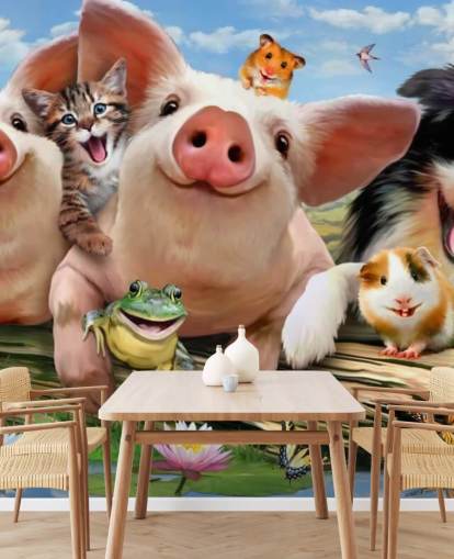 Farm Animals Selfie Wallpaper Farm Animals Selfie Wallpaper