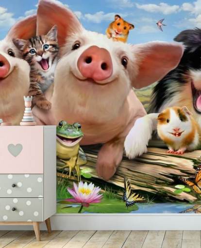 Papel de Parede Selfie de Animais