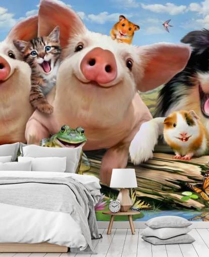 Nutztiere Selfie Tapete Nutztiere Selfie Tapete