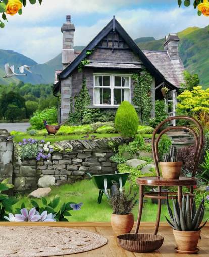 fondo de pantalla de Lakes Cottage