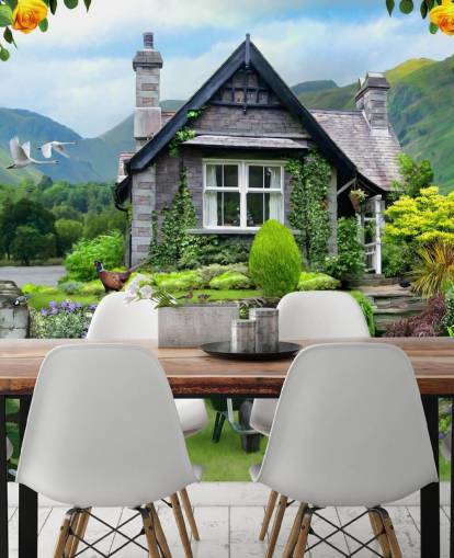 lakes cottage wallpaper lakes cottage wallpaper