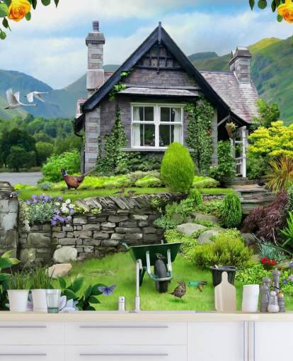 fondo de pantalla de Lakes Cottage